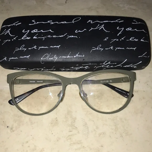 Kensie | Accessories | Kensie Cateye Glasses Neutral Olive 